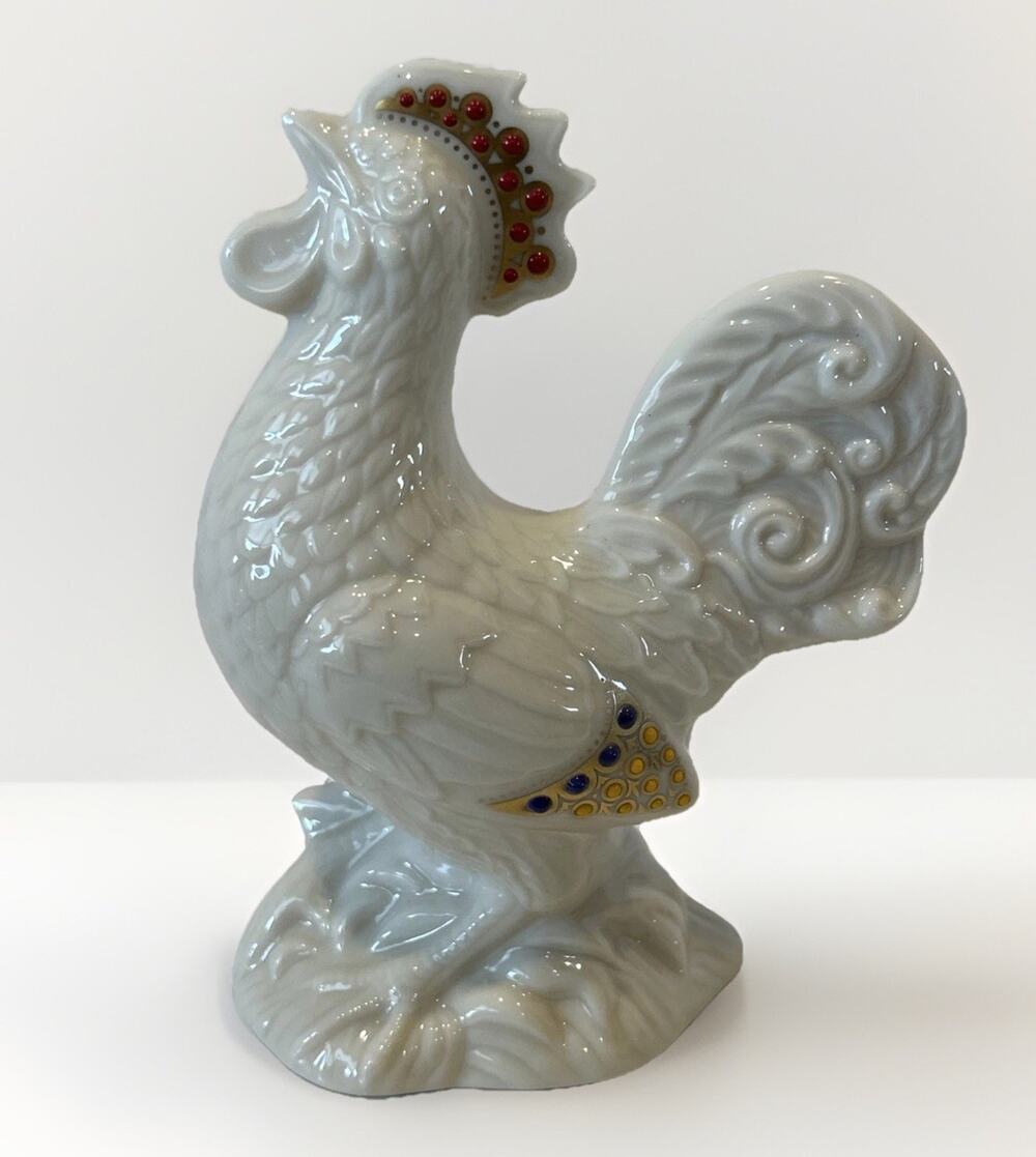 Rare Vintage Lenox Rooster - China Jewels Collection EUC